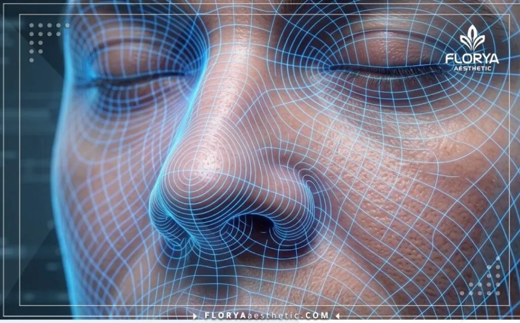 مسح ضوئي ثلاثي الأبعاد دقيق لمنطقة الأنف والوجه