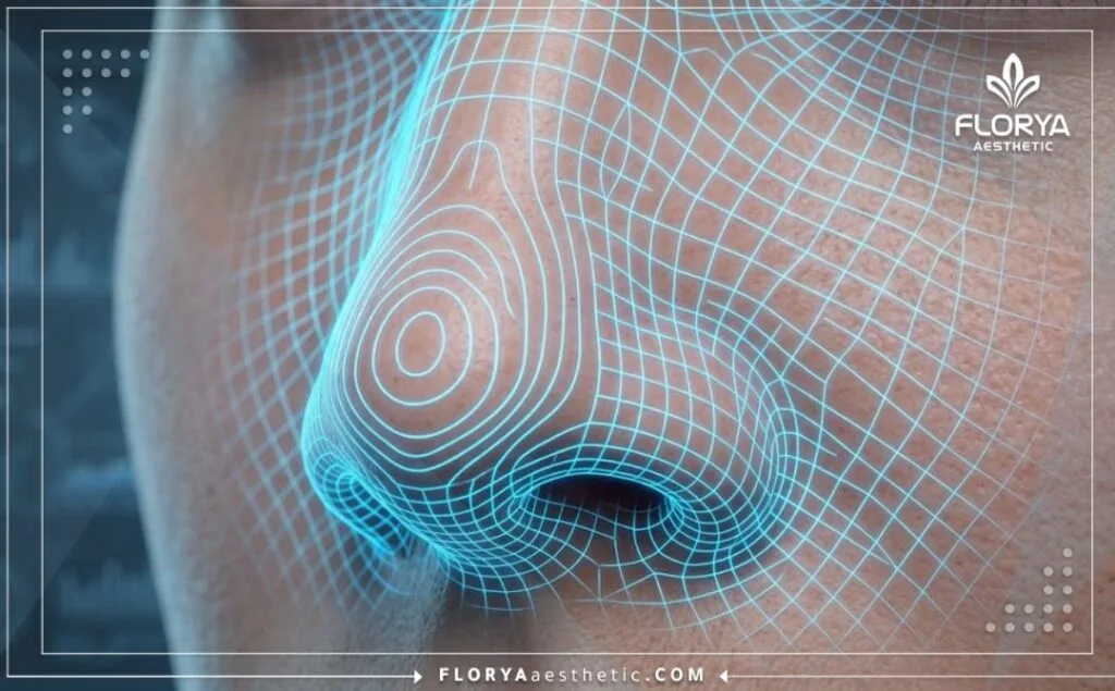 مسح رقمي ثلاثي الأبعاد لمنطقة الأنف والحاجز الأنفي بتقنية الليزر