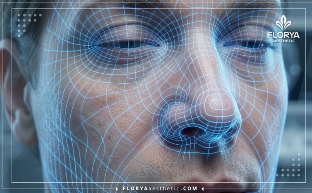 مسح ضوئي ثلاثي الأبعاد عالي الدقة لملامح الوجه وبنية الأنف